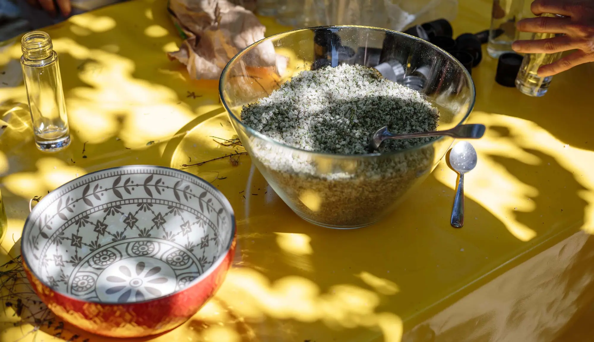 29 juillet - Confection d'un pot de sel aromatisé avec Cécile Billard
