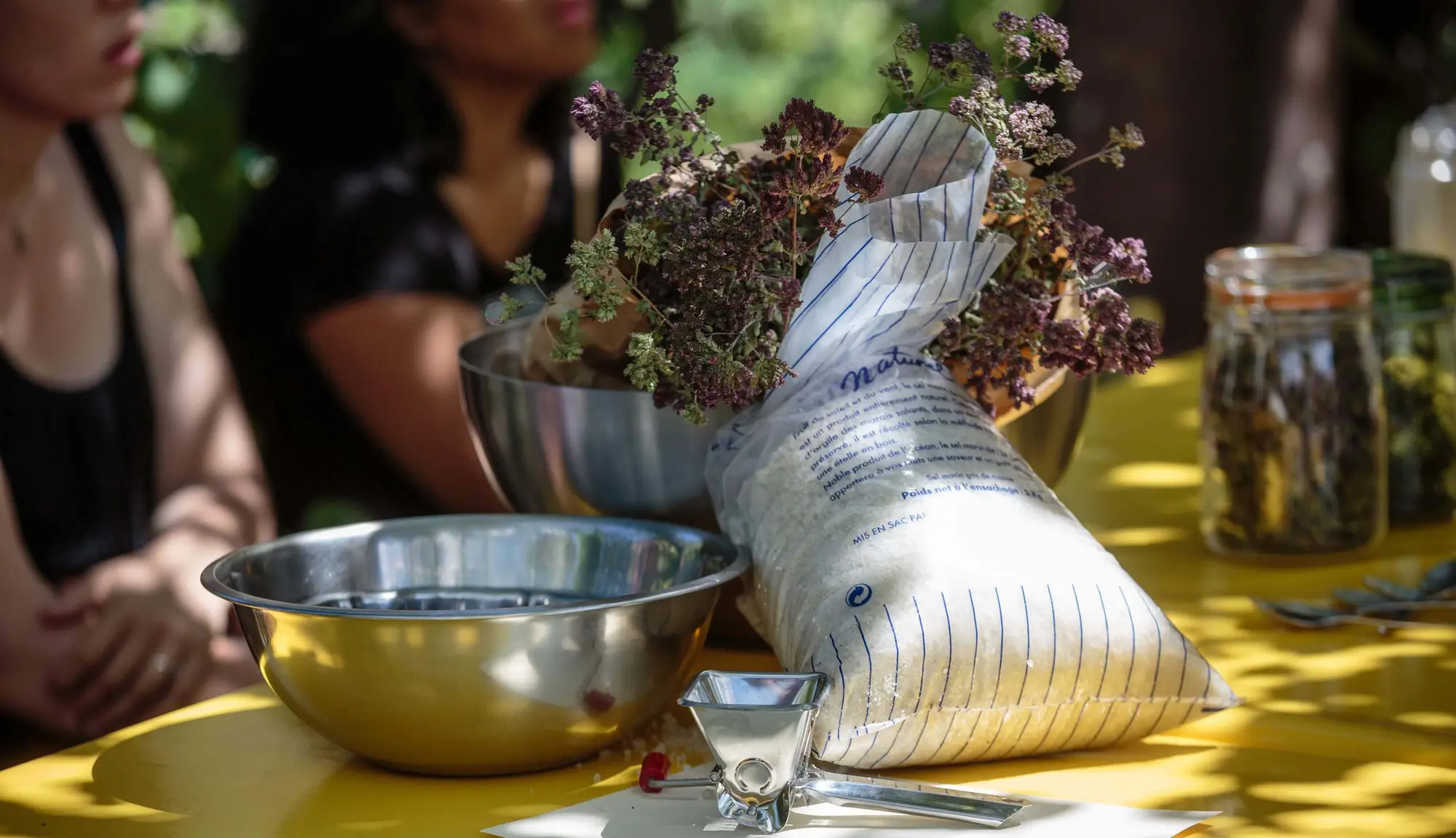 29 juillet - Confection d'un pot de sel aromatisé avec Cécile Billard