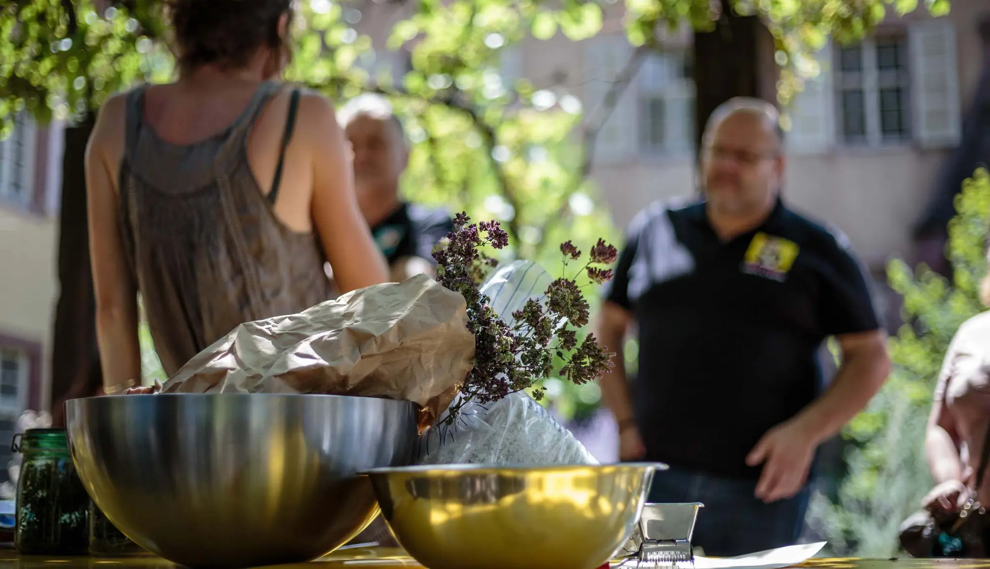 29 juillet - Confection d'un pot de sel aromatisé avec Cécile Billard
