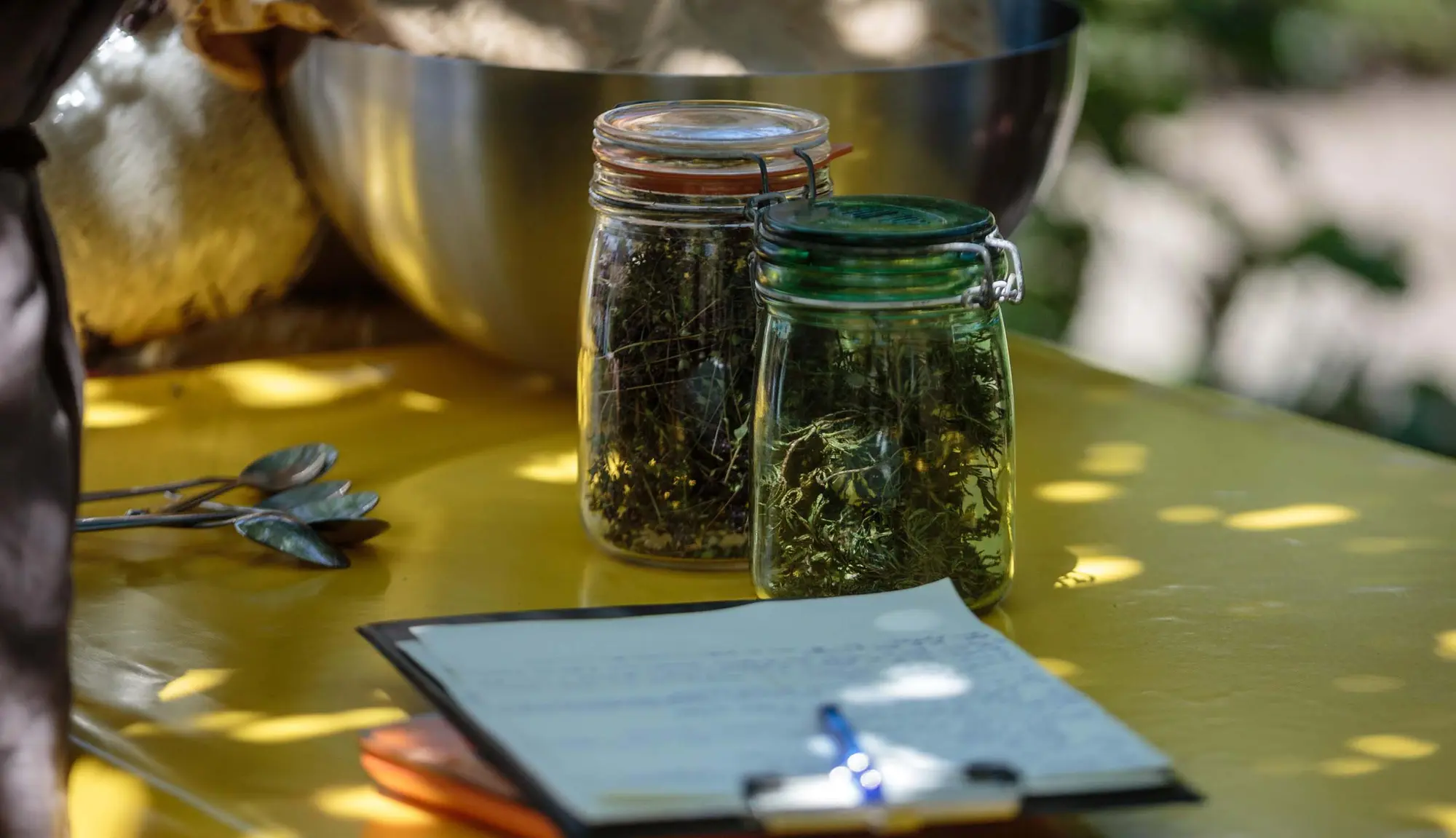 29 juillet - Confection d'un pot de sel aromatisé avec Cécile Billard