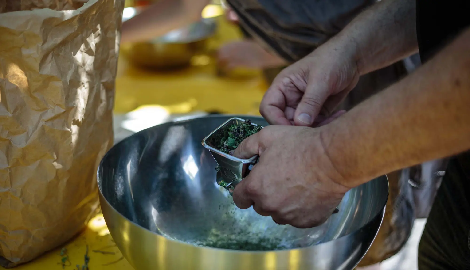 29 juillet - Confection d'un pot de sel aromatisé avec Cécile Billard