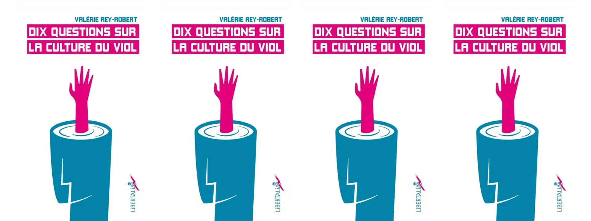 Il s'agit de la couverture du livre de Valérie Rey-Robert. C'est une main rose tendue vers le ciel, on voit la main de dos. 