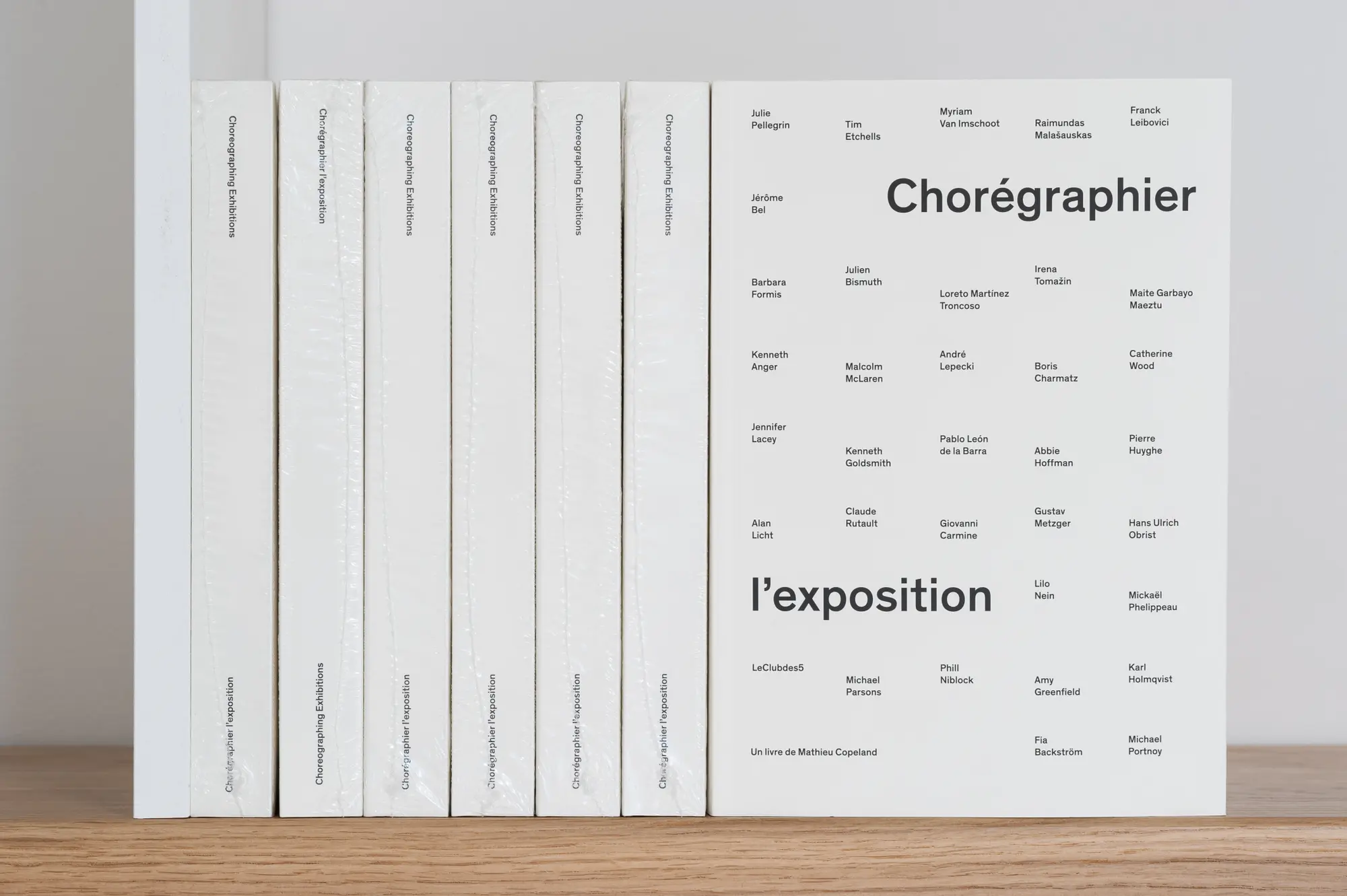 Image du spectacle Chorégraphier l'exposition de Un livre de Mathieu Copeland