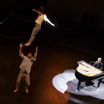 Image du spectacle Piano sur le fil de Bachar Mar-Khalifé / Gaëtan Levêque