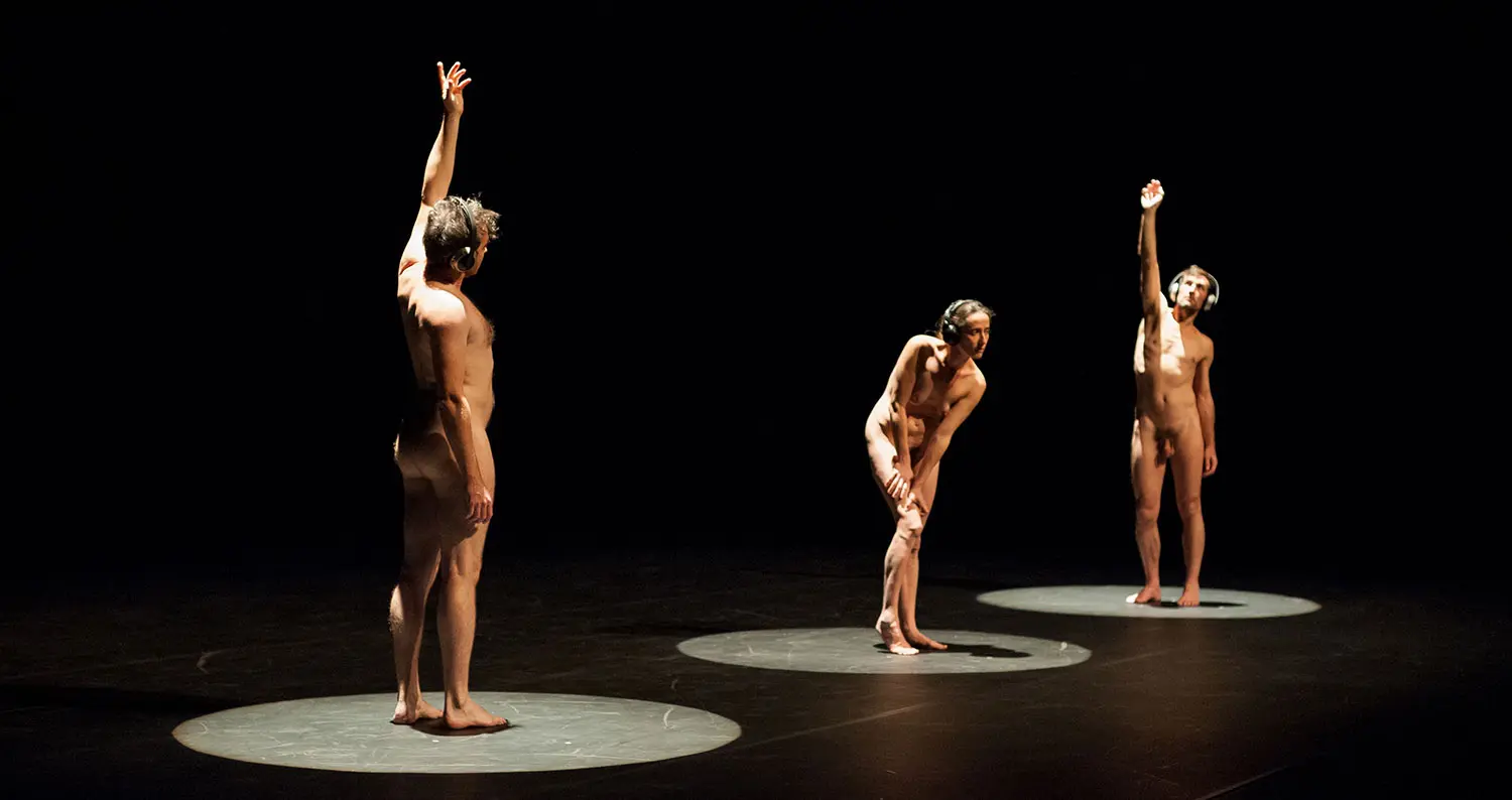 Image du spectacle Kenneth Goldsmith de Fidget (for three dancers)