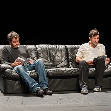 Image du spectacle Jérôme Bel & Boris Charmatz de Emails 2009-2010
