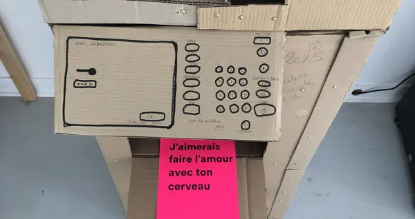 J'aimerais faire l'amour avec ton cerveau, 2018, Ferme du Buisson 