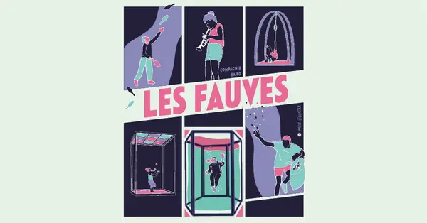 Image du spectacle Les Fauves de Johan Swartvagher et Éric Longequel / Cie Ea Eo