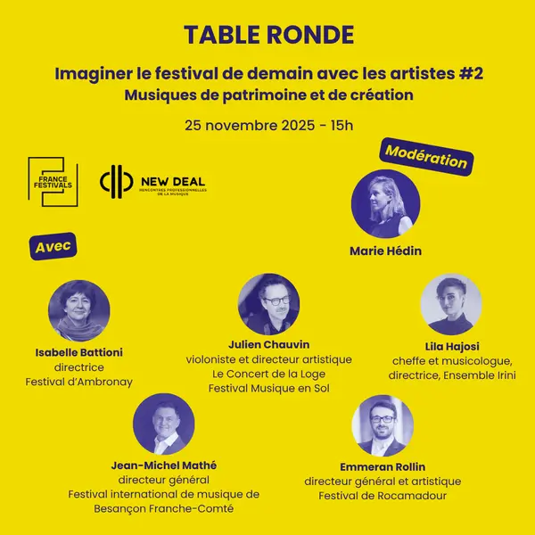 Imaginer le festival de demain avec les artistes #2 - musiques de patrimoine et de création