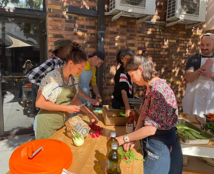 atelier cuisine et repas partagé
