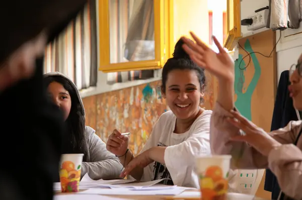Atelier bande-dessinée animé par Chakib Daoud au sein de l'école primaire publique Kotteb Louzir (Tunis), année scolaire 2021-2022