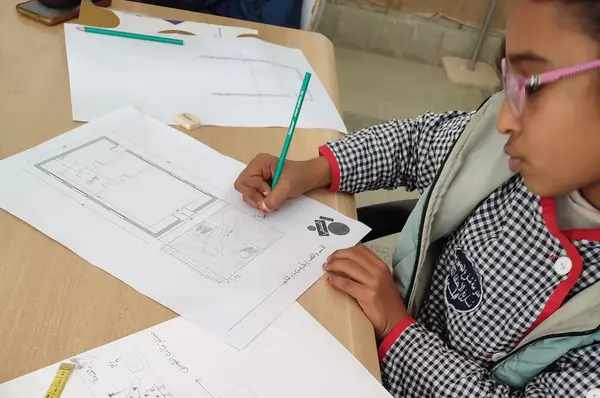Qismi Al Ahla, école primaire dite avenue de la République – Kébili, atelier de conception architecturale, 2023
