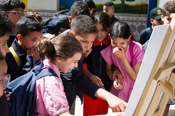 Musical awakening workshop animated by Iqadh with children from Bab Souika school - Tunis medina, 2021 to 2024
