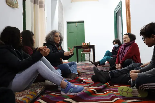 Atelier création d'un film d'animation avec Sentiers-Massarib à L'Art Rue, mars 2022