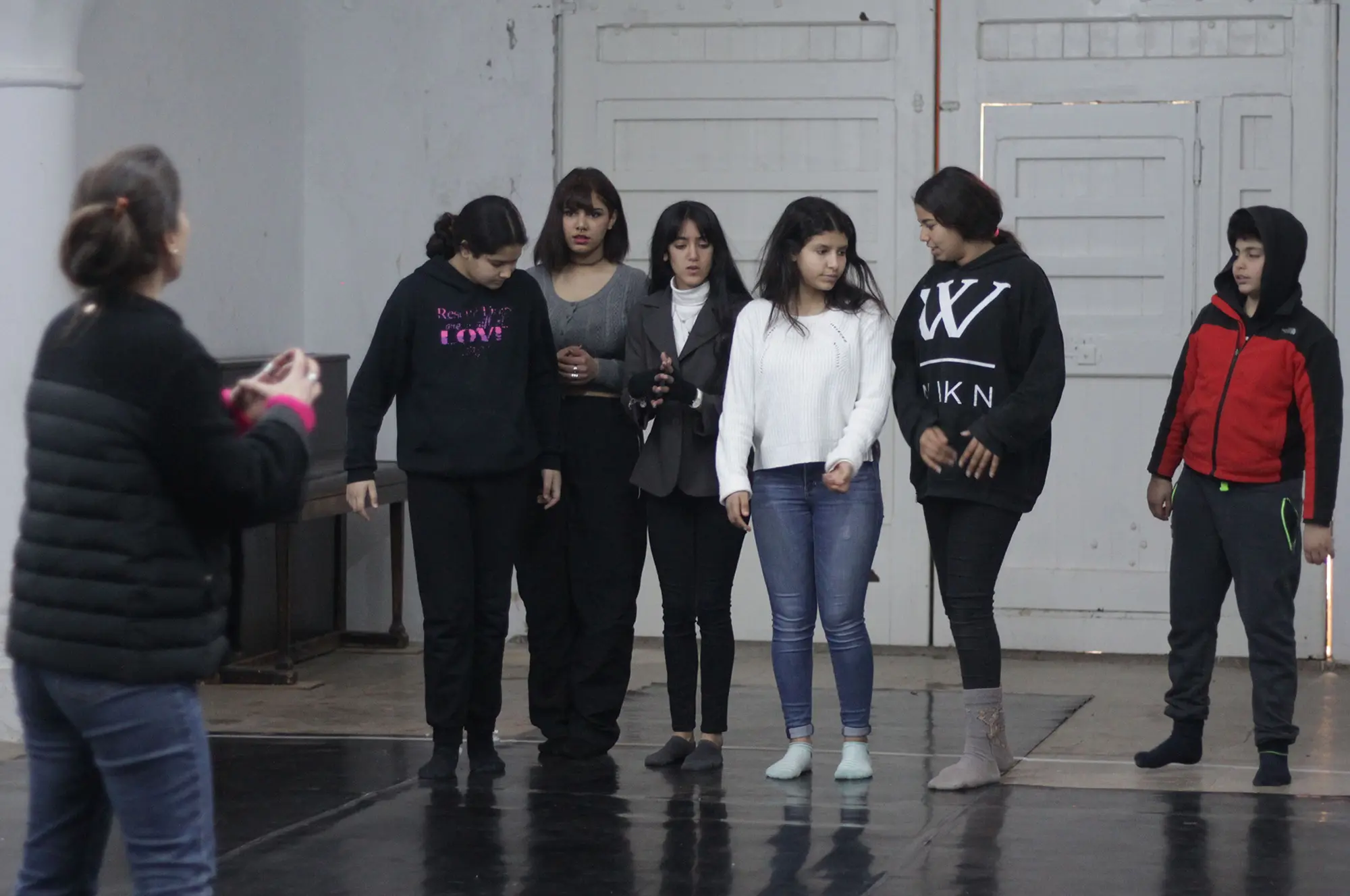 Atelier d’improvisation théâtrale pour ados avec Lobna Mlika, 2021-2022