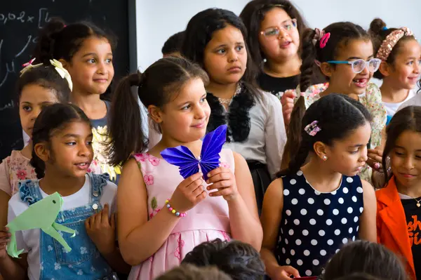 Musical awakening workshop by Iqadh with children from the Hafsia school in the Tunis medina, 2023-2024