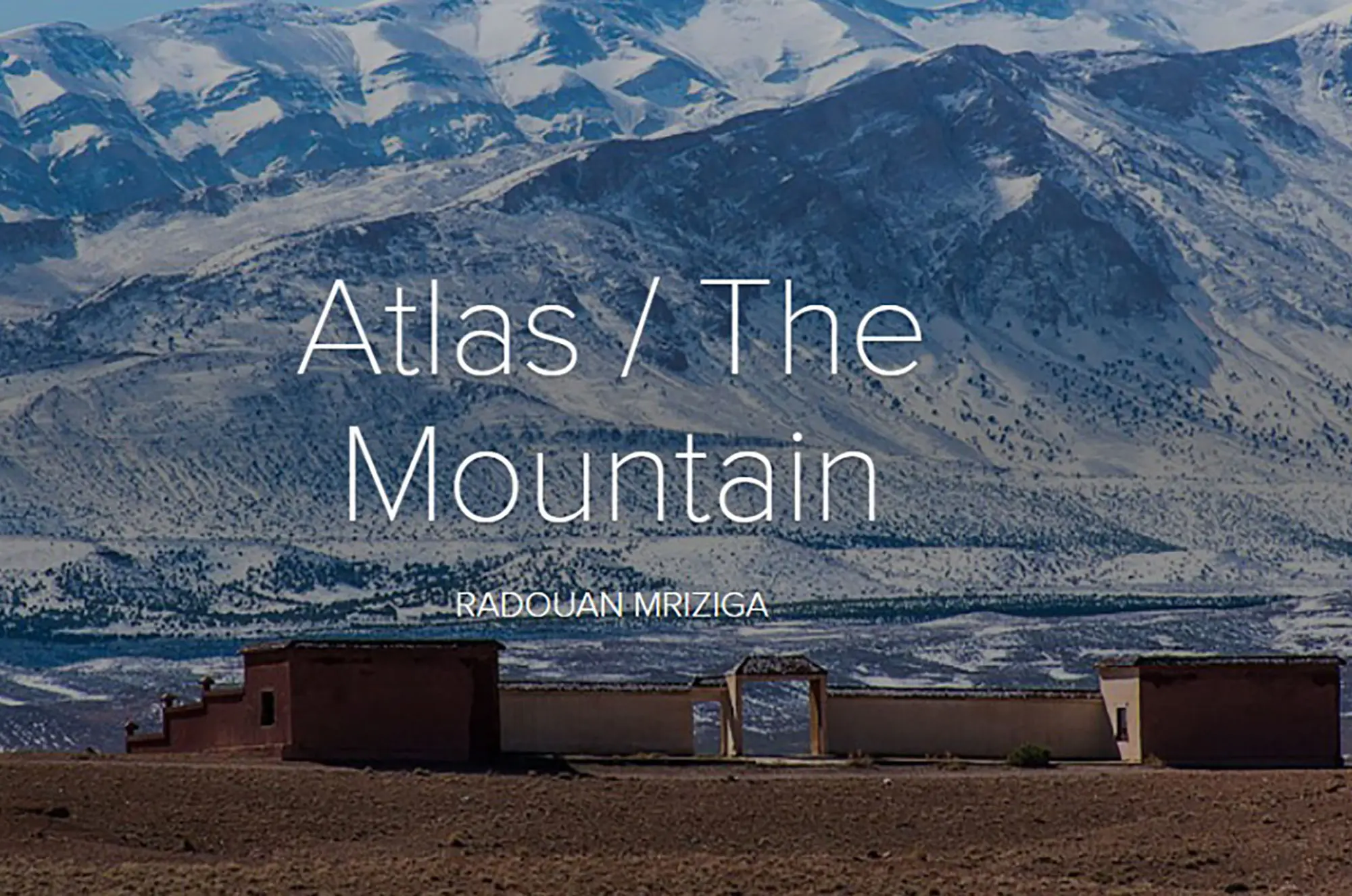 La Montagne/Atlas de Radouan Mriziga, Créations, Festival Dream City 2023, Tunis.