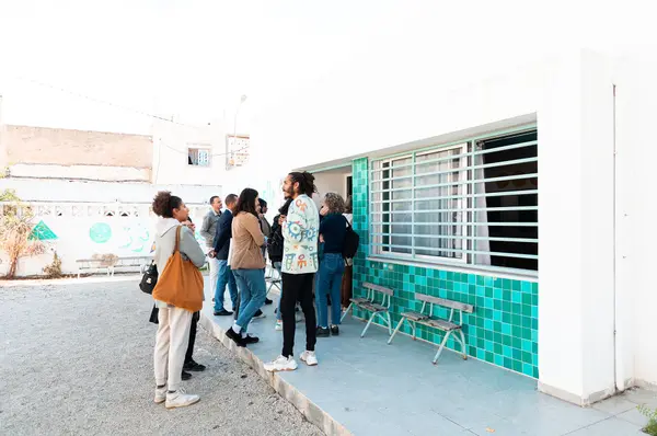 Formation à L'Art Rue des associations lauréates du programme Qismi Al ahla, novembre 2022.