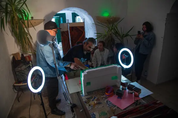 Video - stop motion workshop with Bridges of Creativity in the context of Art&Education programme - Winter Camp, March 2023 at L'Art Rue.