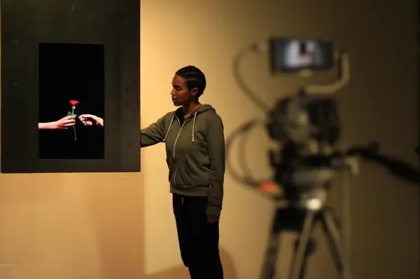 Behind the scenes of "Fragments" - Adaptation by Oumaima Bahri in DPDW Performance Room, 28.01.22
