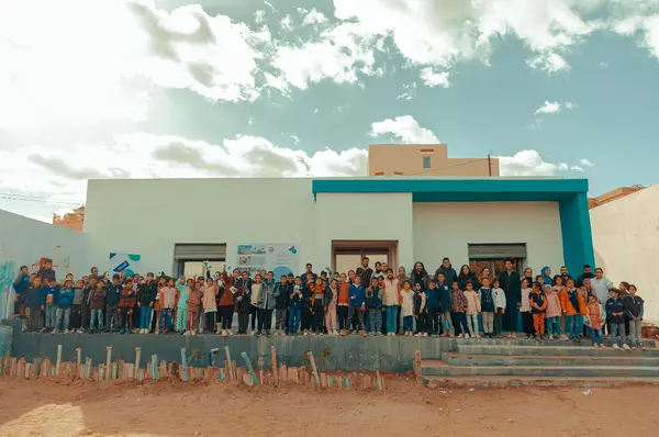 Qismi al Ahla, école primaire Al Ahwech - Feriana / Kasserine, 2022-2023, Inauguration de l'espace.