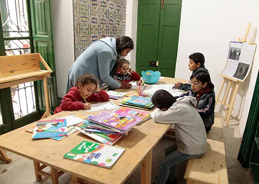 Soutien scolaire avec Rania Ben Dhafer à L"Art Rue, 2020, 2021 et 2023