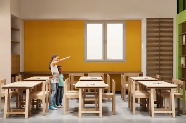 Qismi Al Ahla, école primaire dite avenue de la République – Kébili, atelier de conception architecturale, 2023