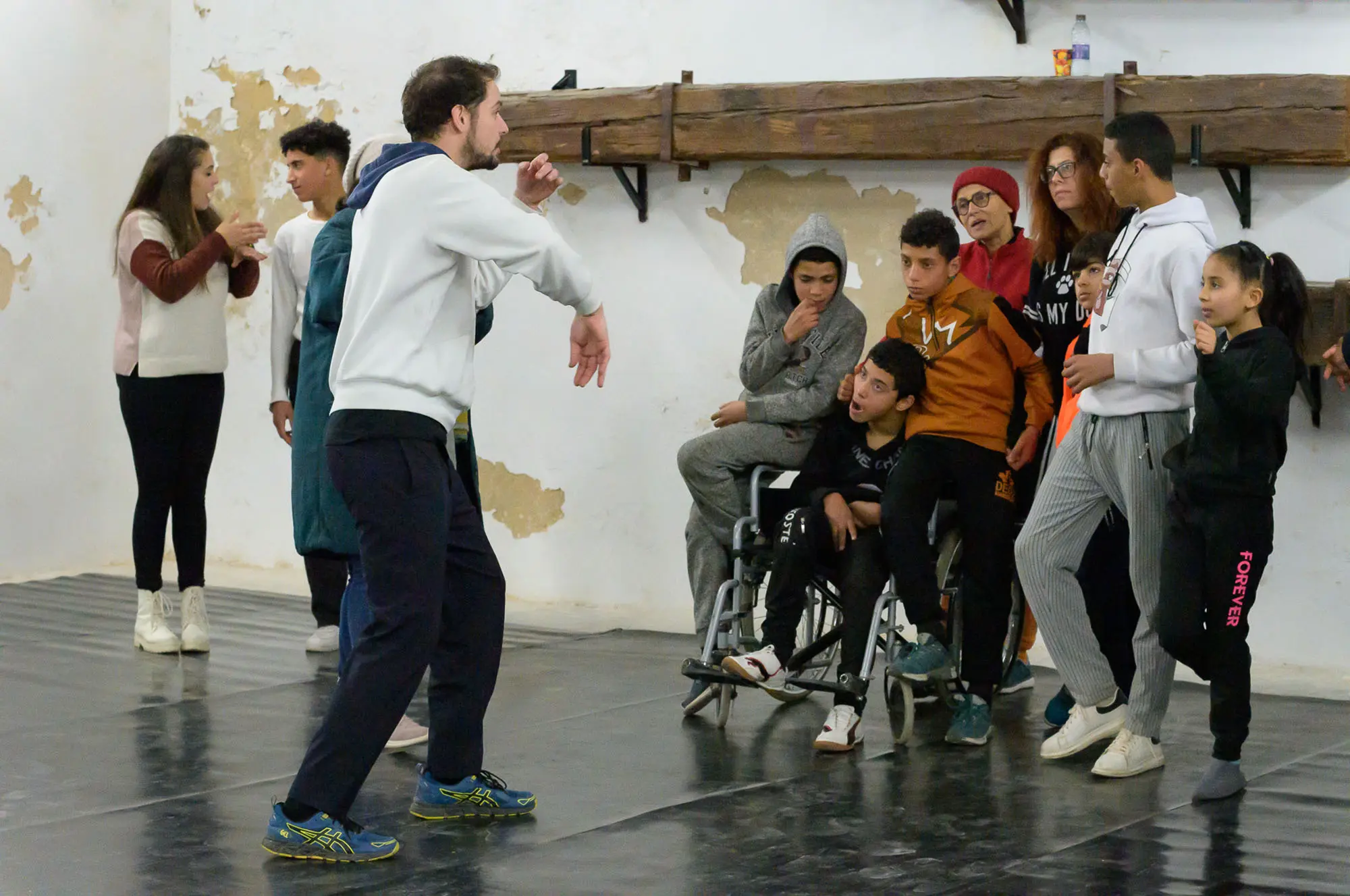 Andrew Graham's dance residency 2022-2023 at L'Art Rue - medina of Tunis, 2023