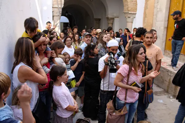 Dream City 2010, audiences in the medina of Tunis.
