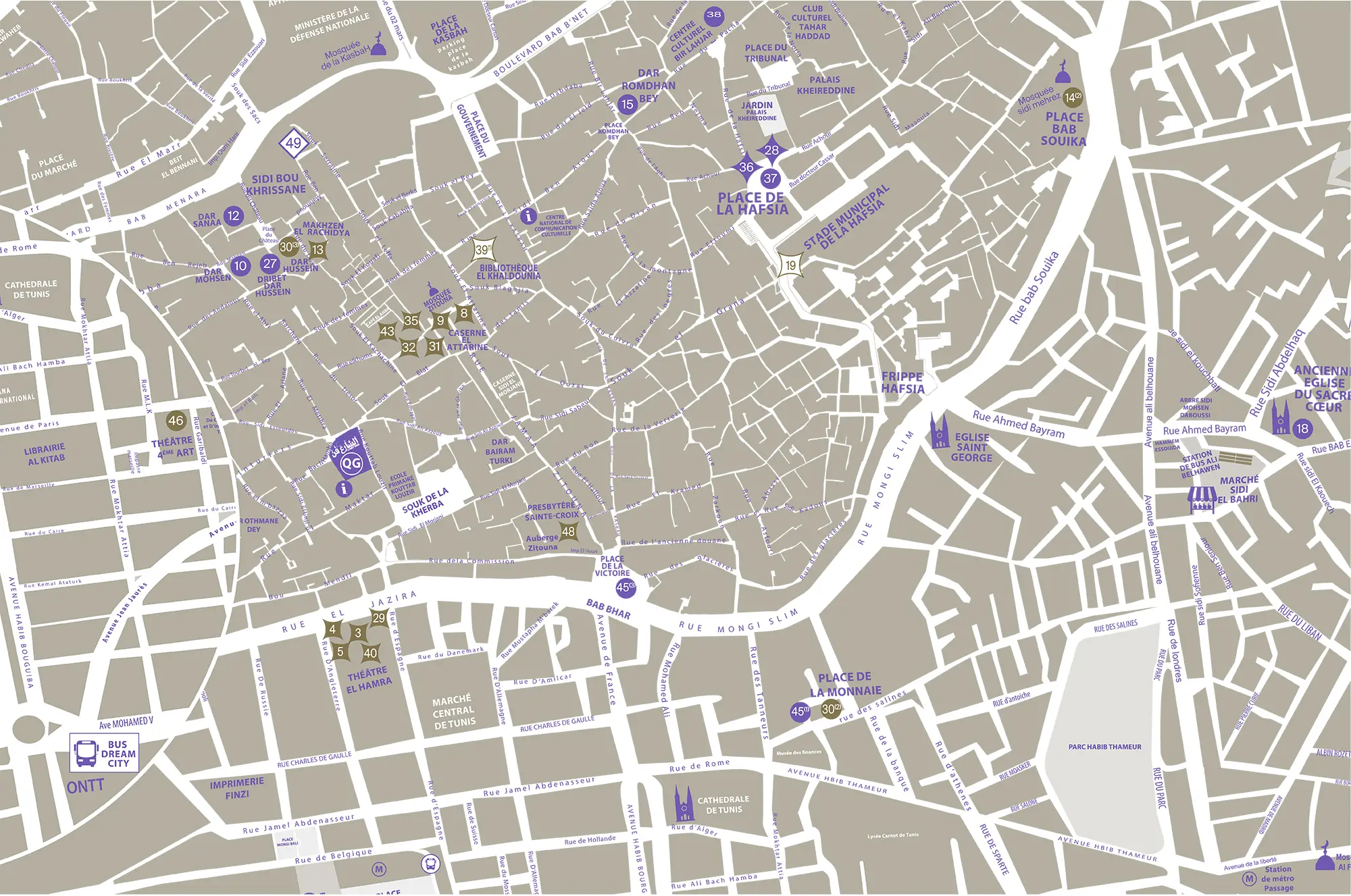Carte / programme Dream City