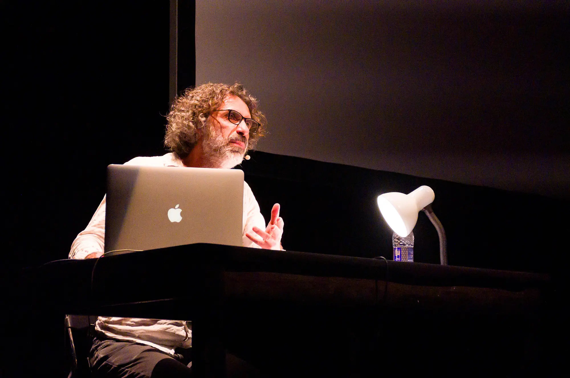Non-Academic Lectures by Rabih Mroué, Dream Guests, Dream City Festival, Tunis, 2023.