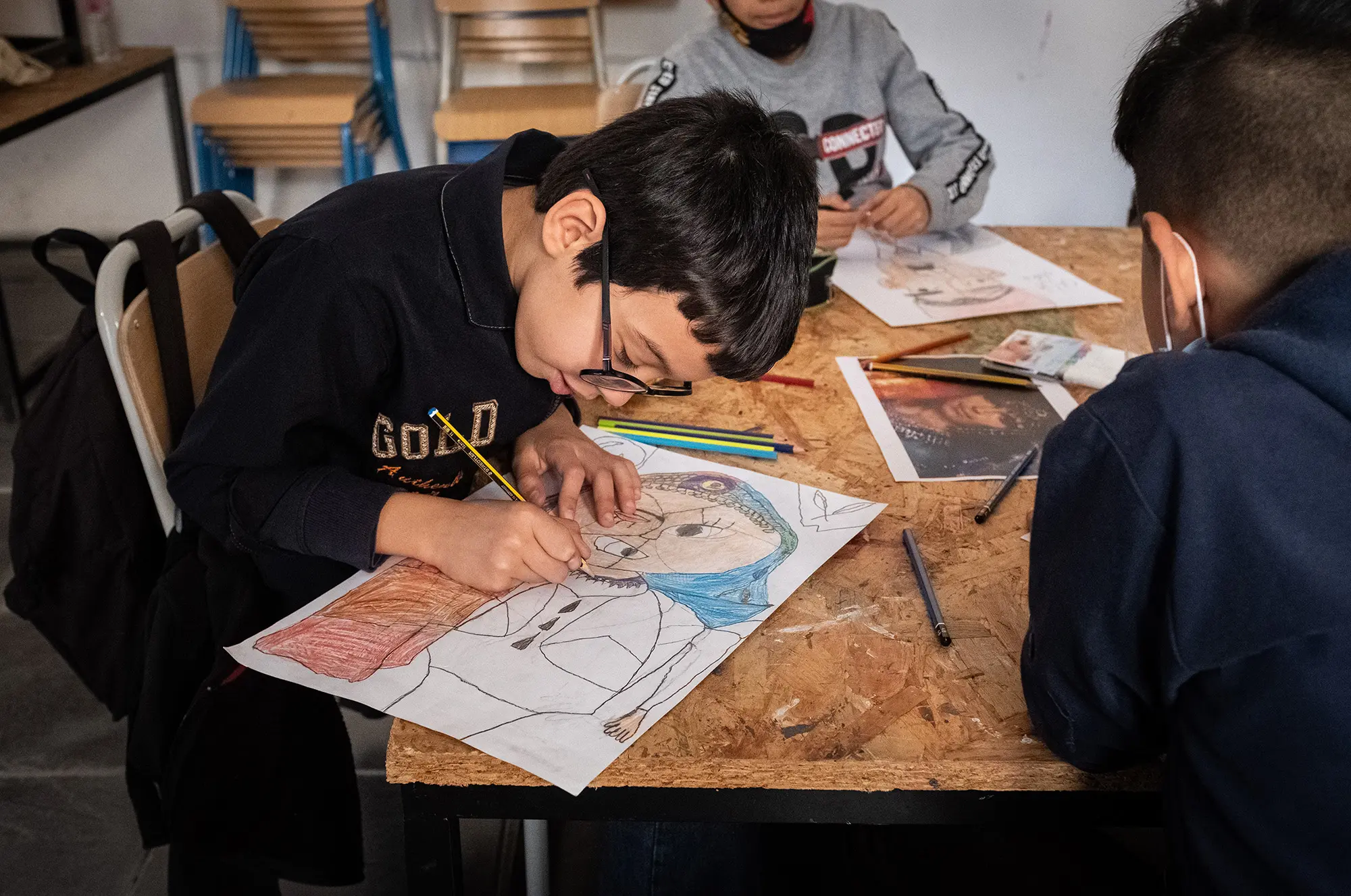 Atelier d'arts plastiques avec Fatma Yaakoubi
