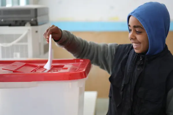 Qismi Al Ahla, école primaire dite avenue de la République – Kébili, atelier civiques et élections, 2022-2023