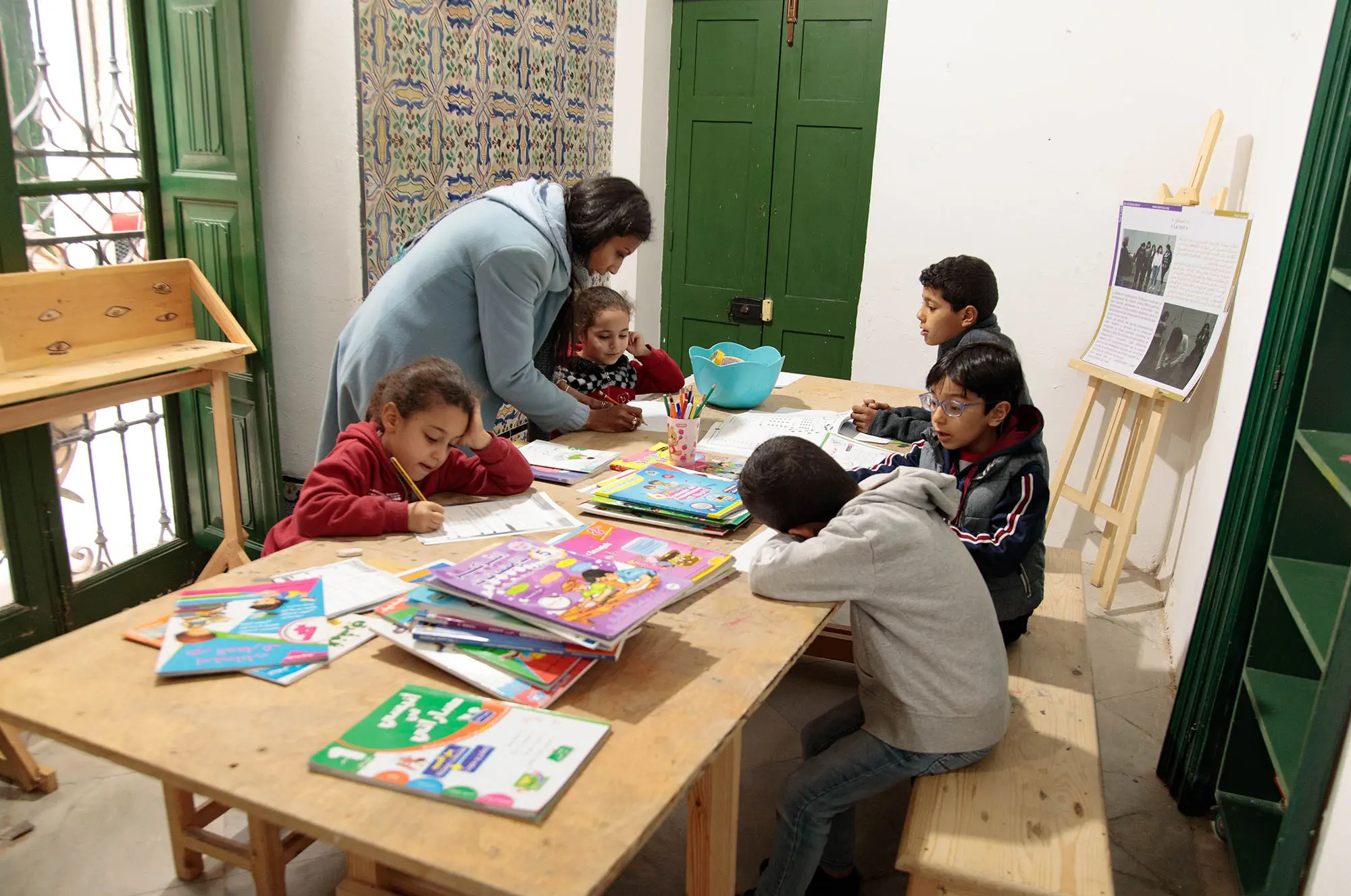 Soutien scolaire avec Rania Ben Dhafer à L"Art Rue, 2020, 2021 et 2023