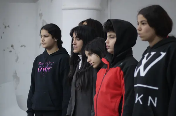 Atelier de théâtre de Lobna Mlika avec des enfants à L'Art Rue - 2020-2021