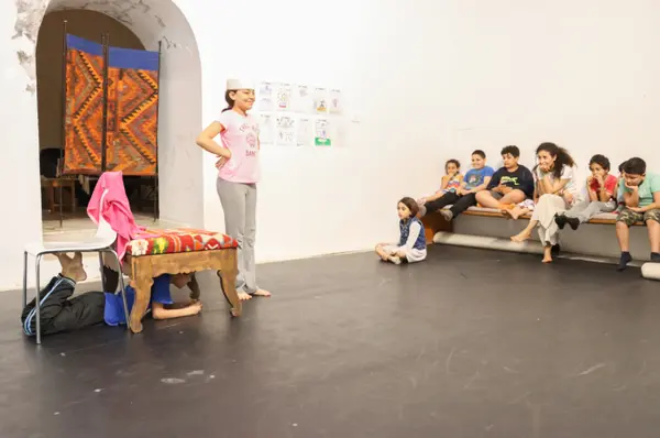 Theatre workshop with Besma El Euchi