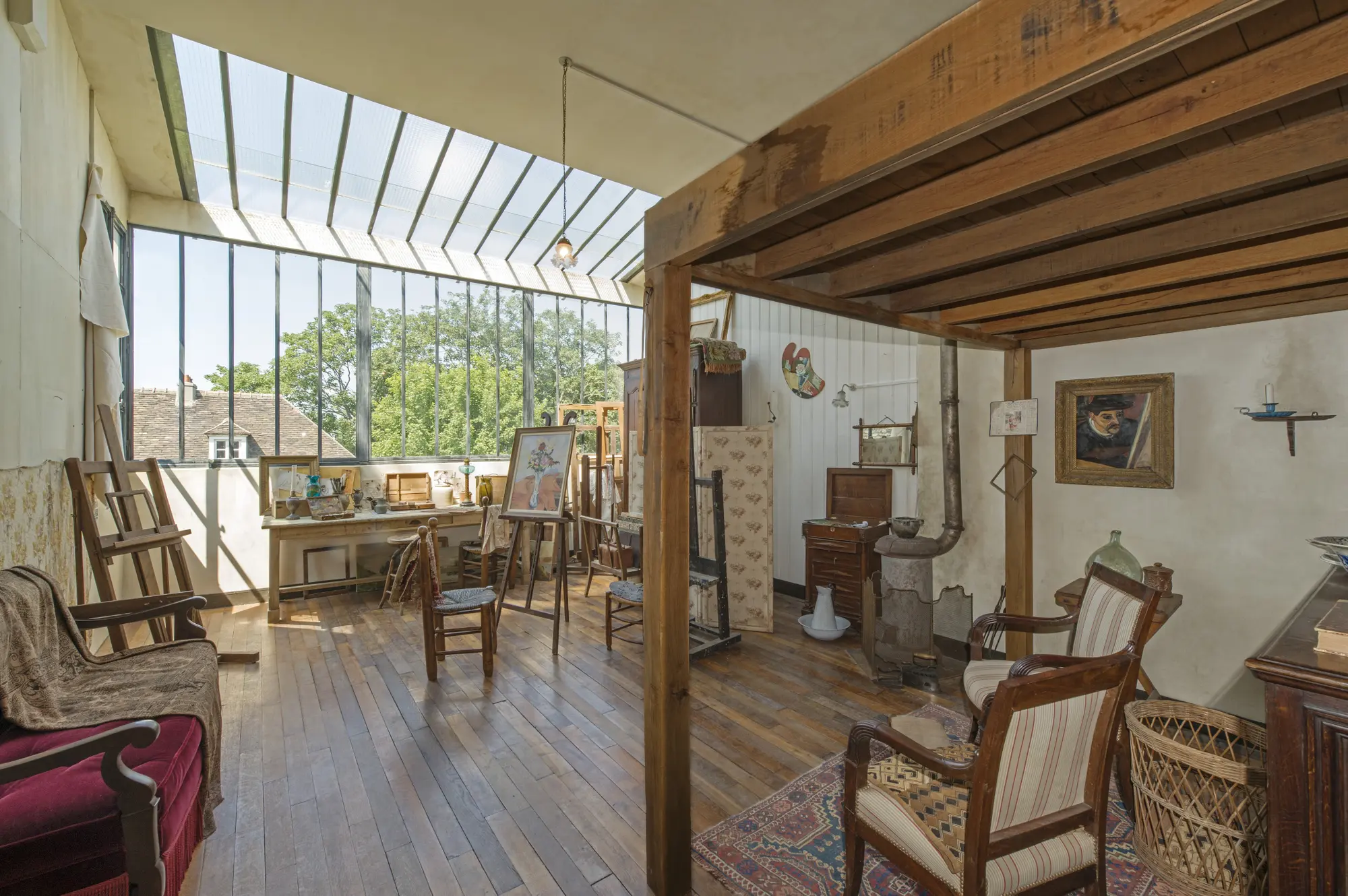 Un atelier d'artiste au cœur de Montmartre