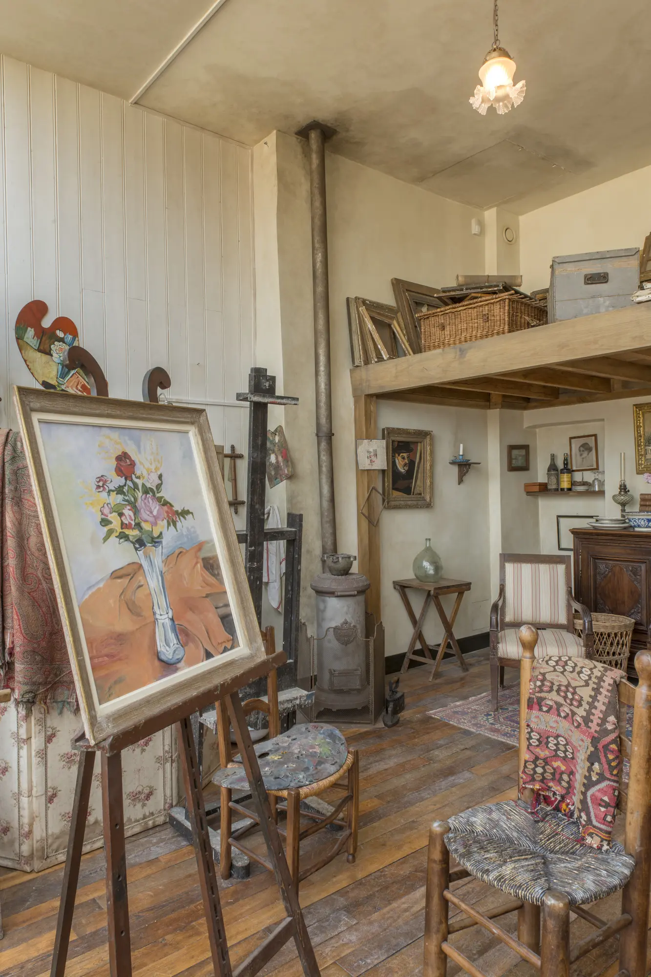 Un atelier d'artiste au cœur de Montmartre