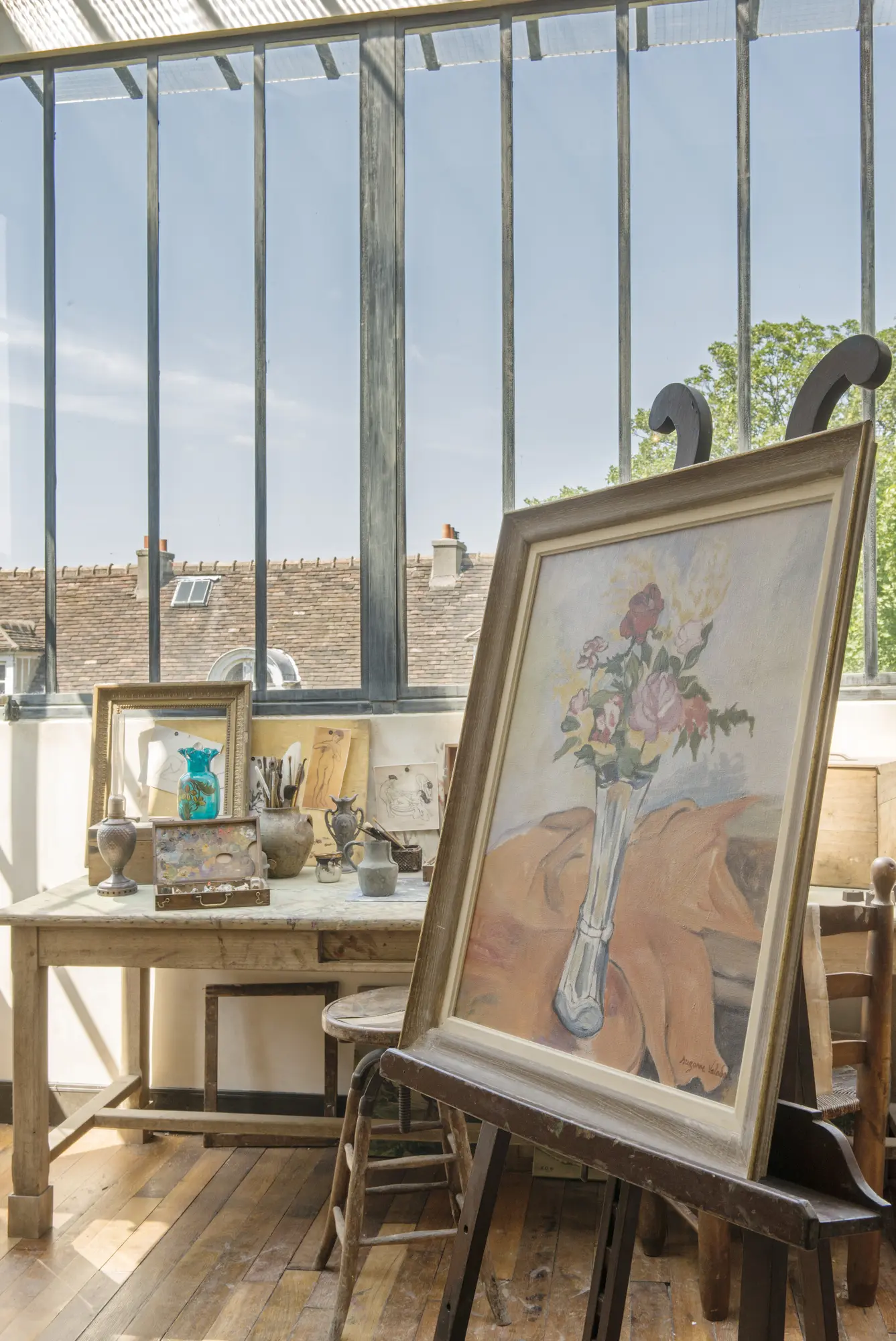 Un atelier d'artiste au cœur de Montmartre