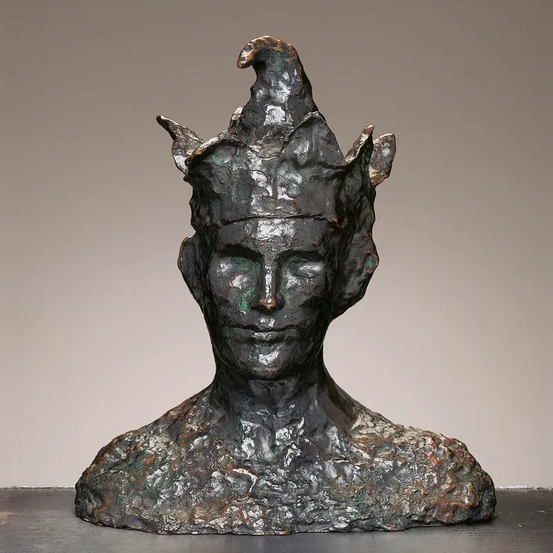 Pablo Picasso, Le Fou, 1905, bronze, 41,5 x 36,5 x 22 cm, Fondation Pierre Gianadda Martigny © Heinz Preisig