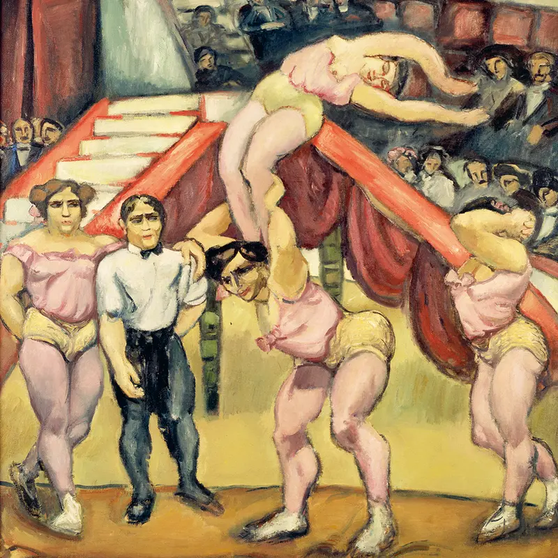 Othon Friesz, Les Acrobates, 1908, huile sur toile, Paris collection Larock-Granoff© Collection Larock-Granoff