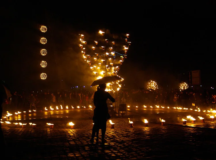 Installations de feu-visuel
