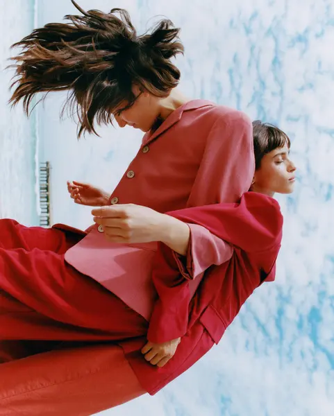 Two Girls in Red (Boardwalk), 2020 from Tropicana