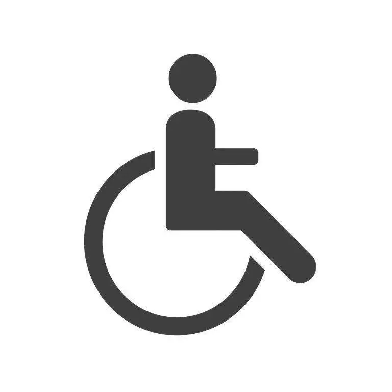 accessible aux personnes en fauteuil roulant
