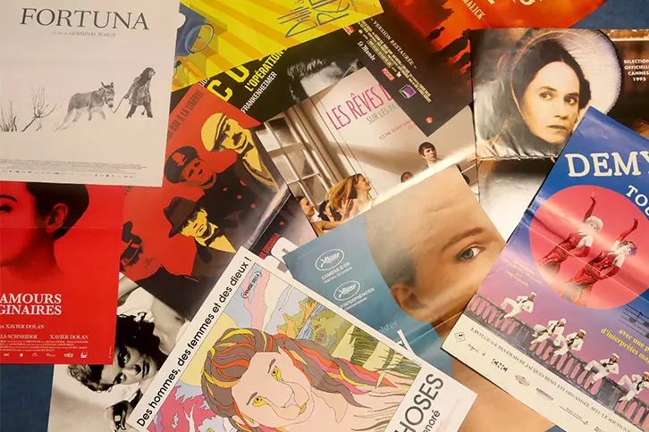 VENTE D'AFFICHES DE CINÉMA