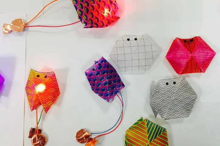 Badge lumineux